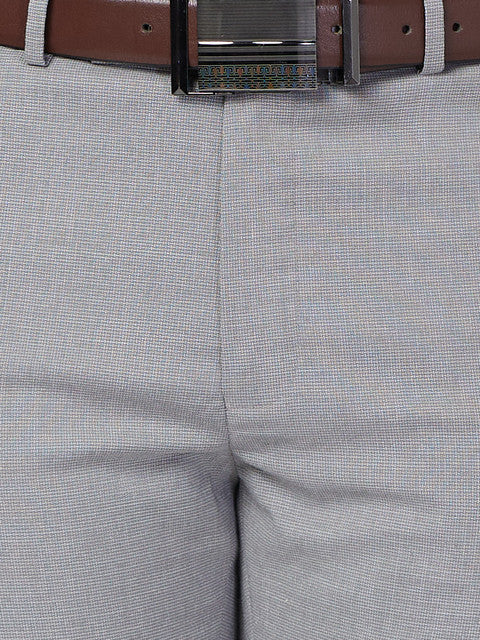 Park Avenue Men Grey Regular Fit Structured Trouser - Image 7