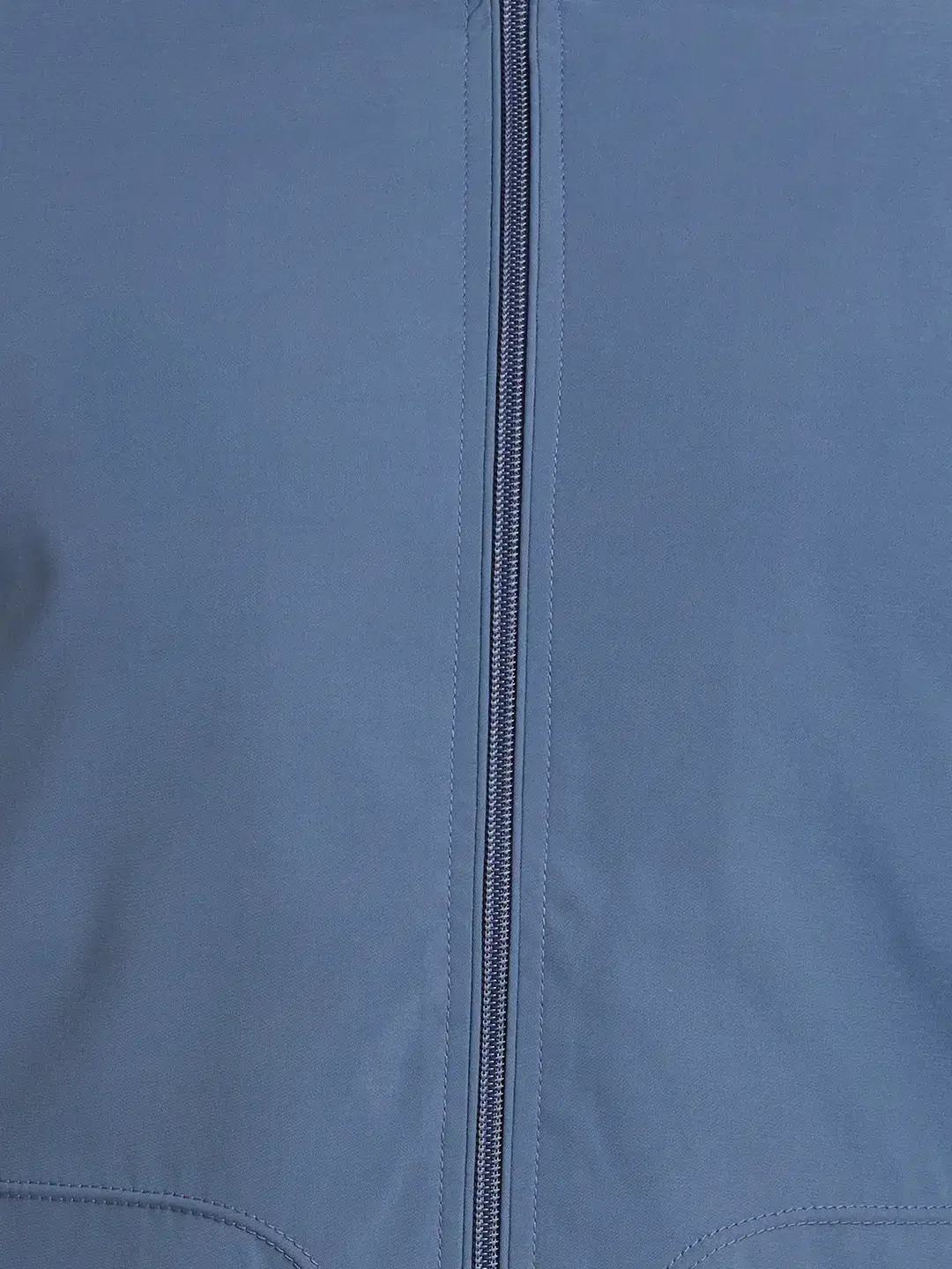Park Avenue Men Grey Solid Casual Bomber Jacket - Image 7