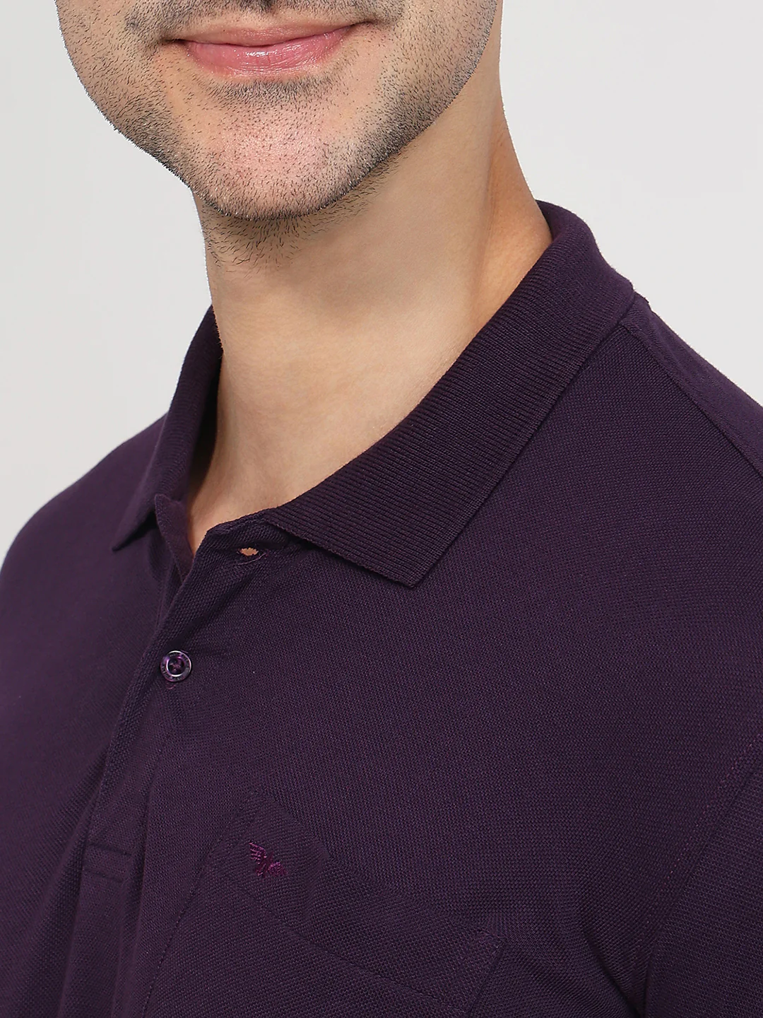 Park Avenue Men Maroon Cotton T-Shirt - Image 6