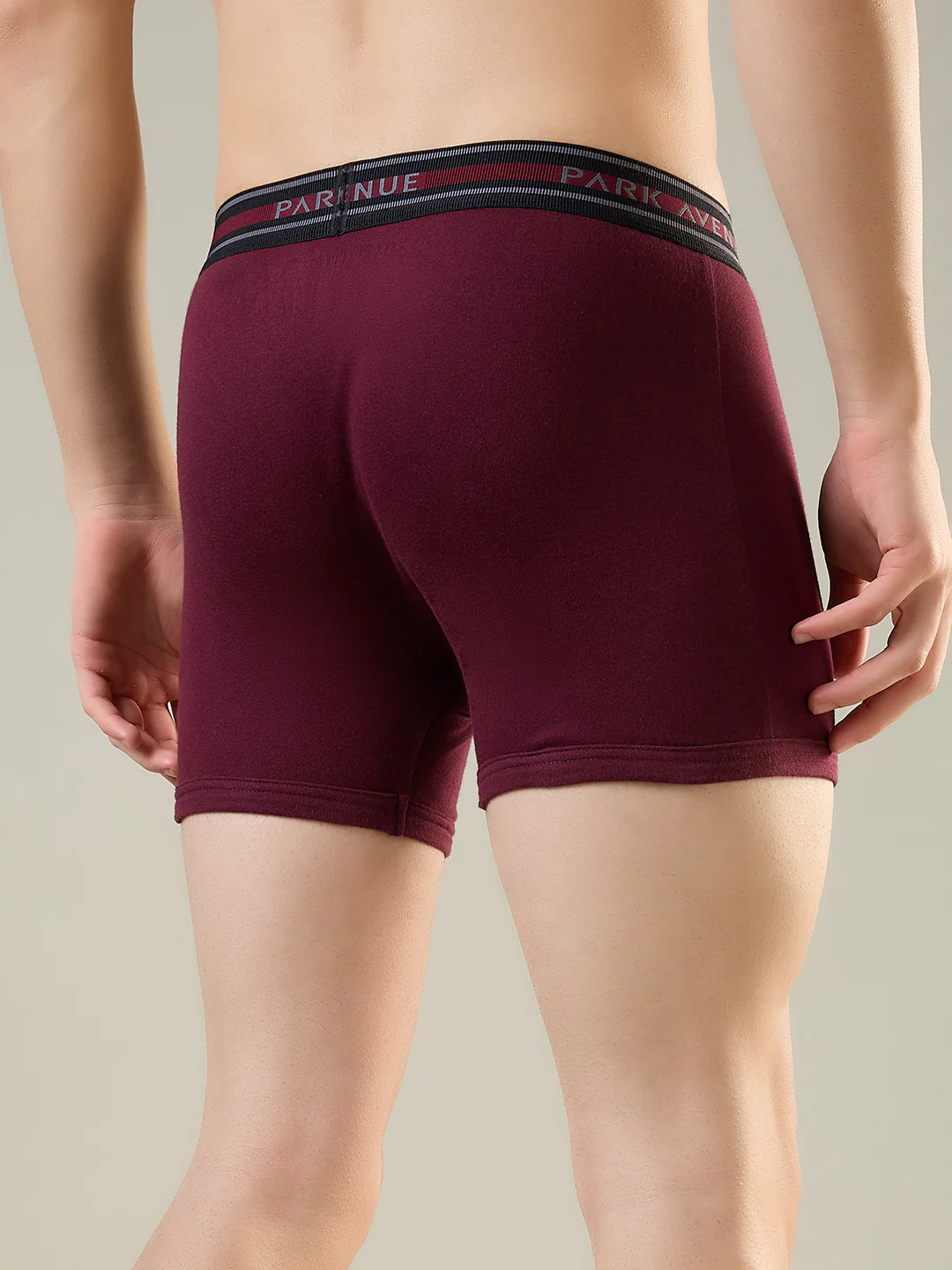 Park Avenue Men Maroon Cotton Trunk Pack Of 2 - Image 3