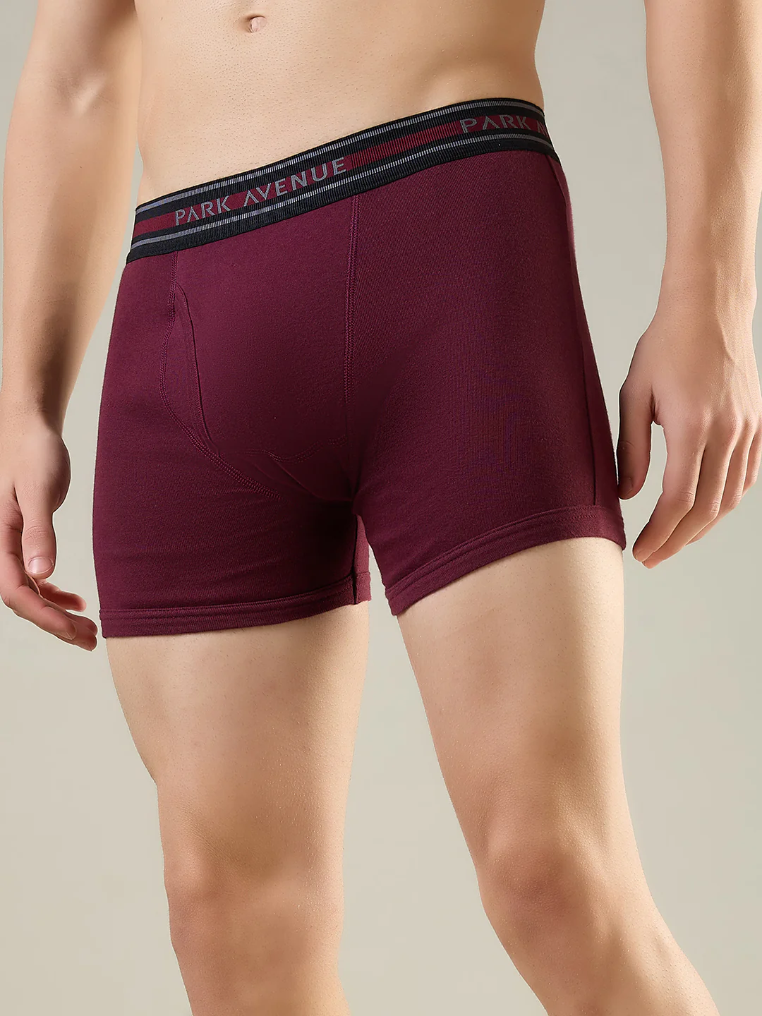 Park Avenue Men Maroon Cotton Trunk Pack Of 2 - Image 4