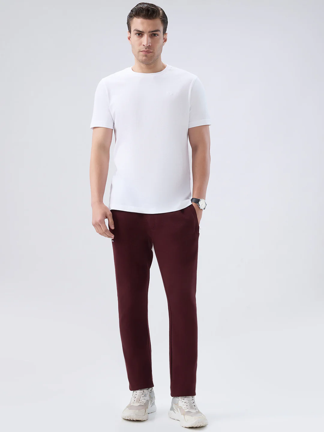Park Avenue Men Maroon Regular Fit Cotton Blend Boxer - Image 5