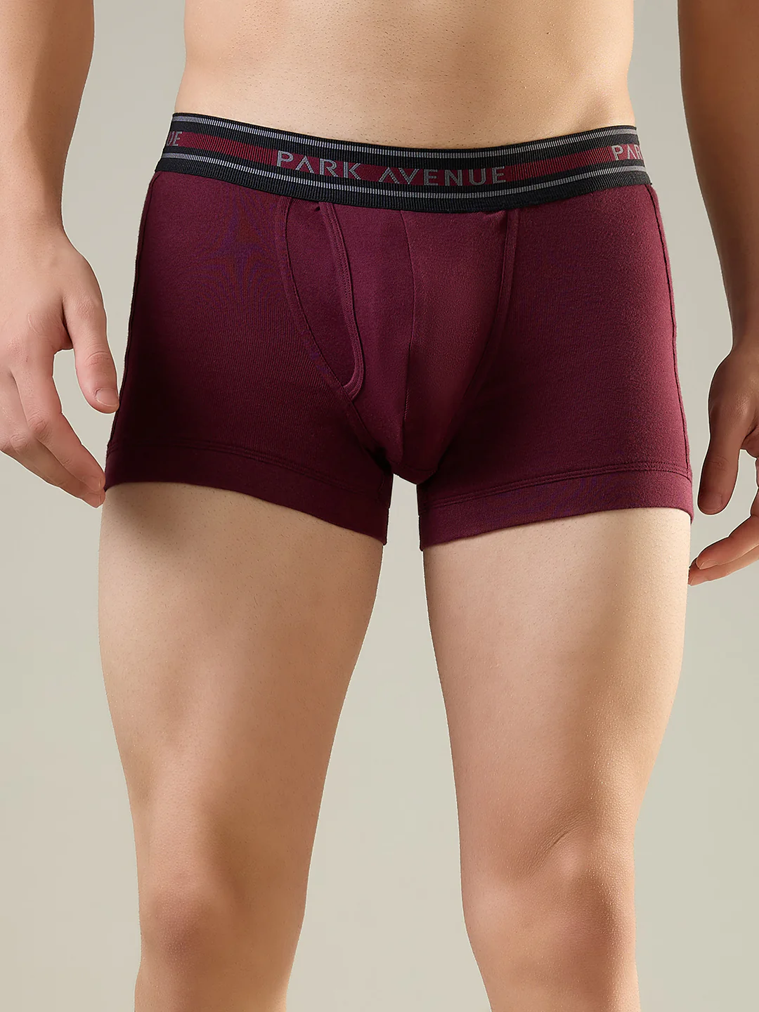 Park Avenue Men Maroon Tactel Nyloan Blend Trunk