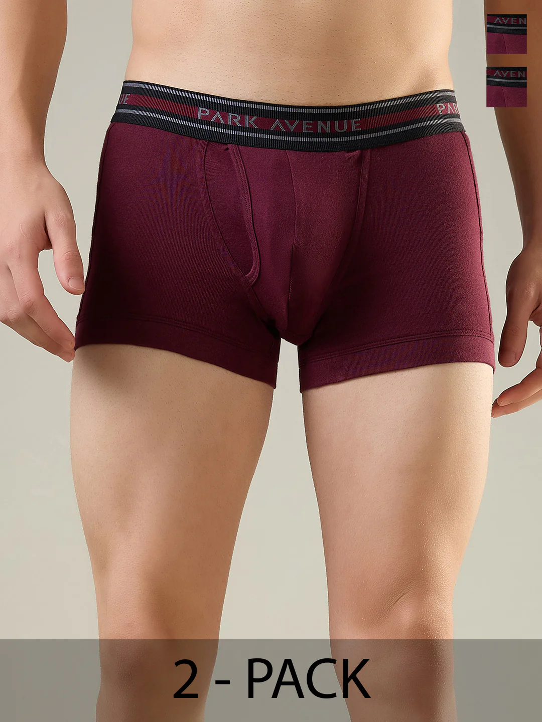 Park Avenue Men Marron Cotton Trunk