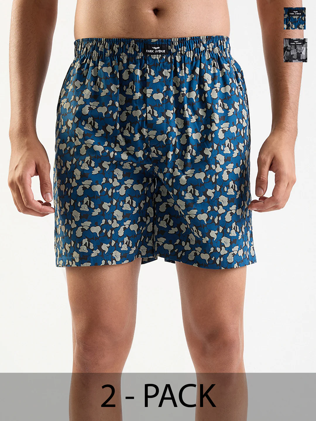 Park Avenue Men Multi-Colour 0 Cotton Boxer