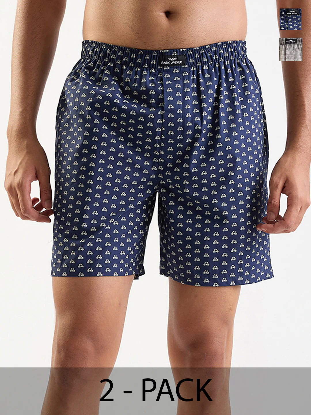 Park Avenue Men Multi-Colour 0 Cotton Boxer