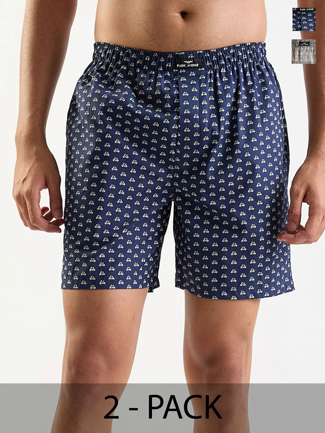 Park Avenue Men Multi-Colour 0 Cotton Boxer