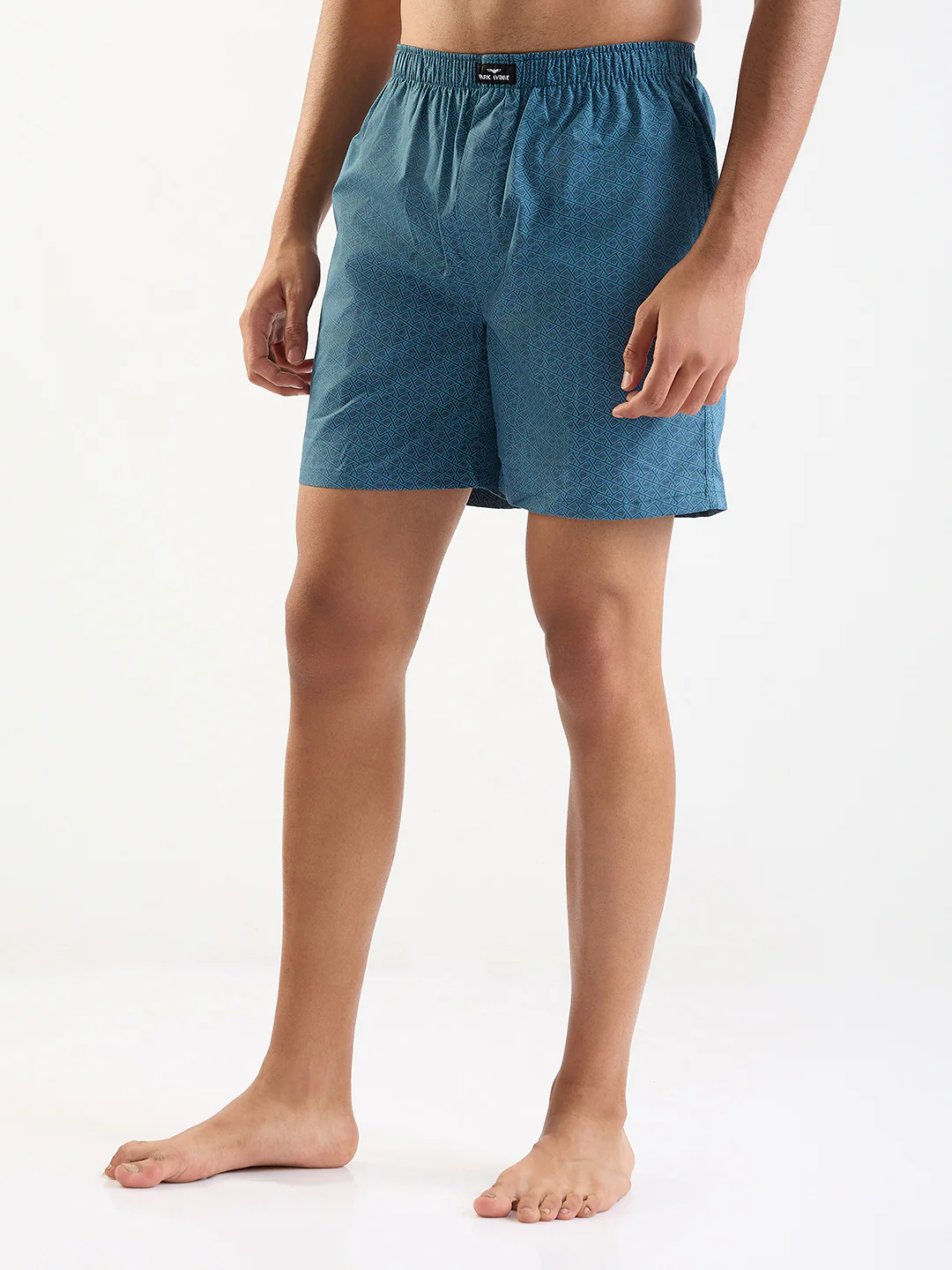 Park Avenue Men Multi-Colour Cotton Boxer Shorts Pack of 2 - Image 5