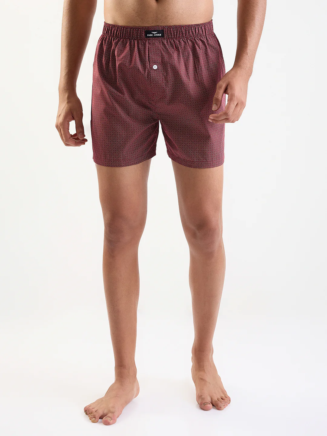 Park Avenue Men Multi-Colour Cotton Boxer Shorts Pack of 2 - Image 3