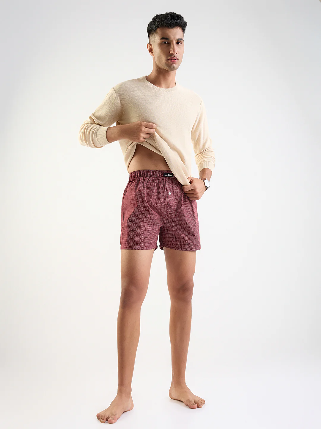 Park Avenue Men Multi-Colour Cotton Boxer Shorts Pack of 2 - Image 9