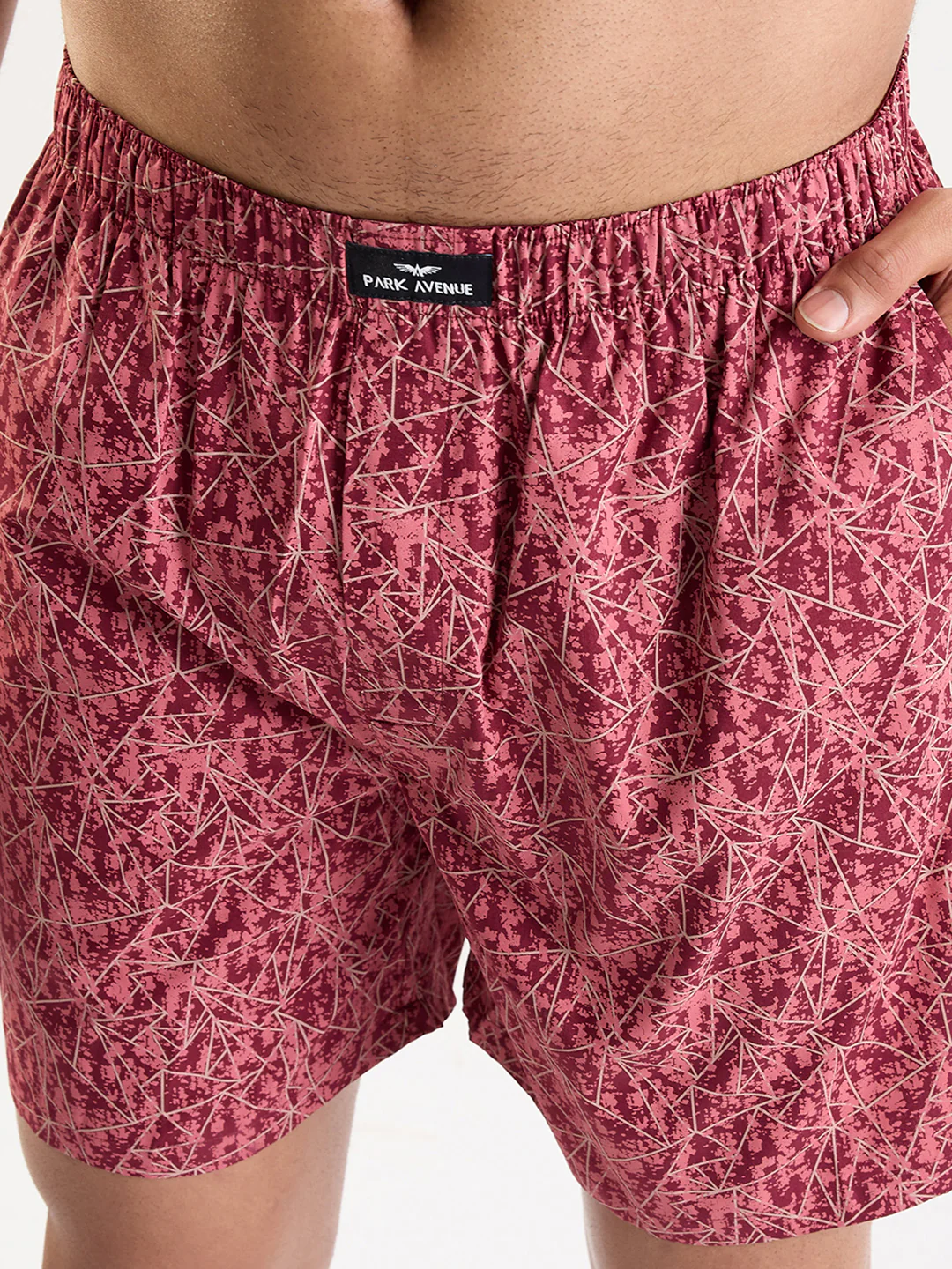 Park Avenue Men Multi-Colour Cotton Boxer Shorts Pack of 2 - Image 10