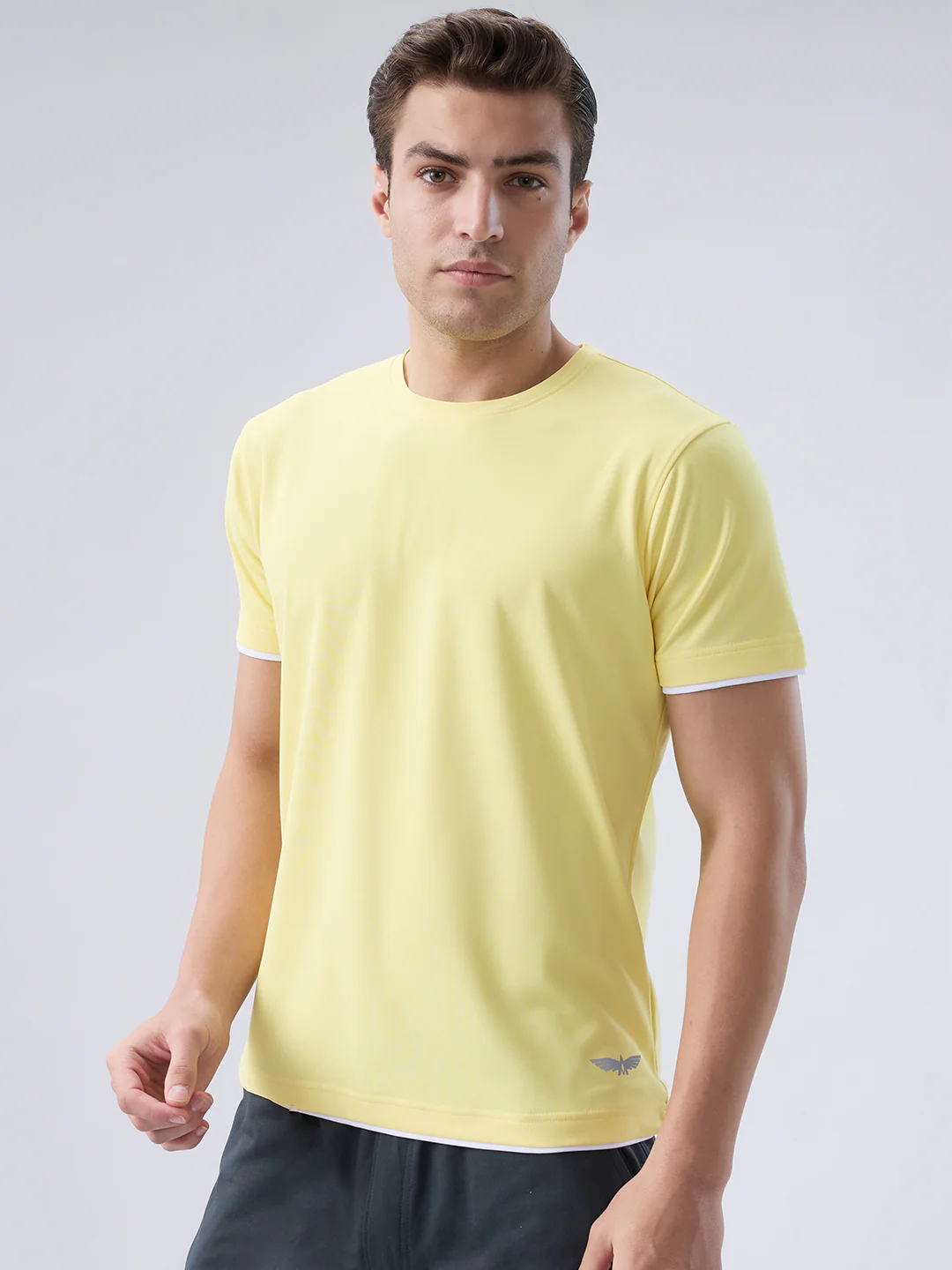 Park Avenue Men Red Polyester T-Shirt - Image 3