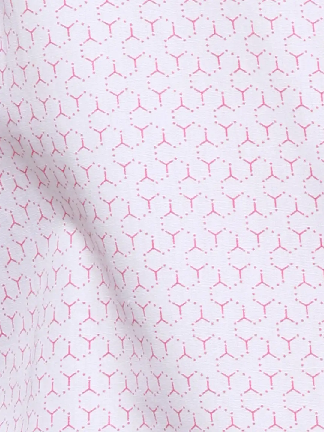 Park Avenue Men Pink Printed Regular Fit Cotton Formal Shirt - Image 7