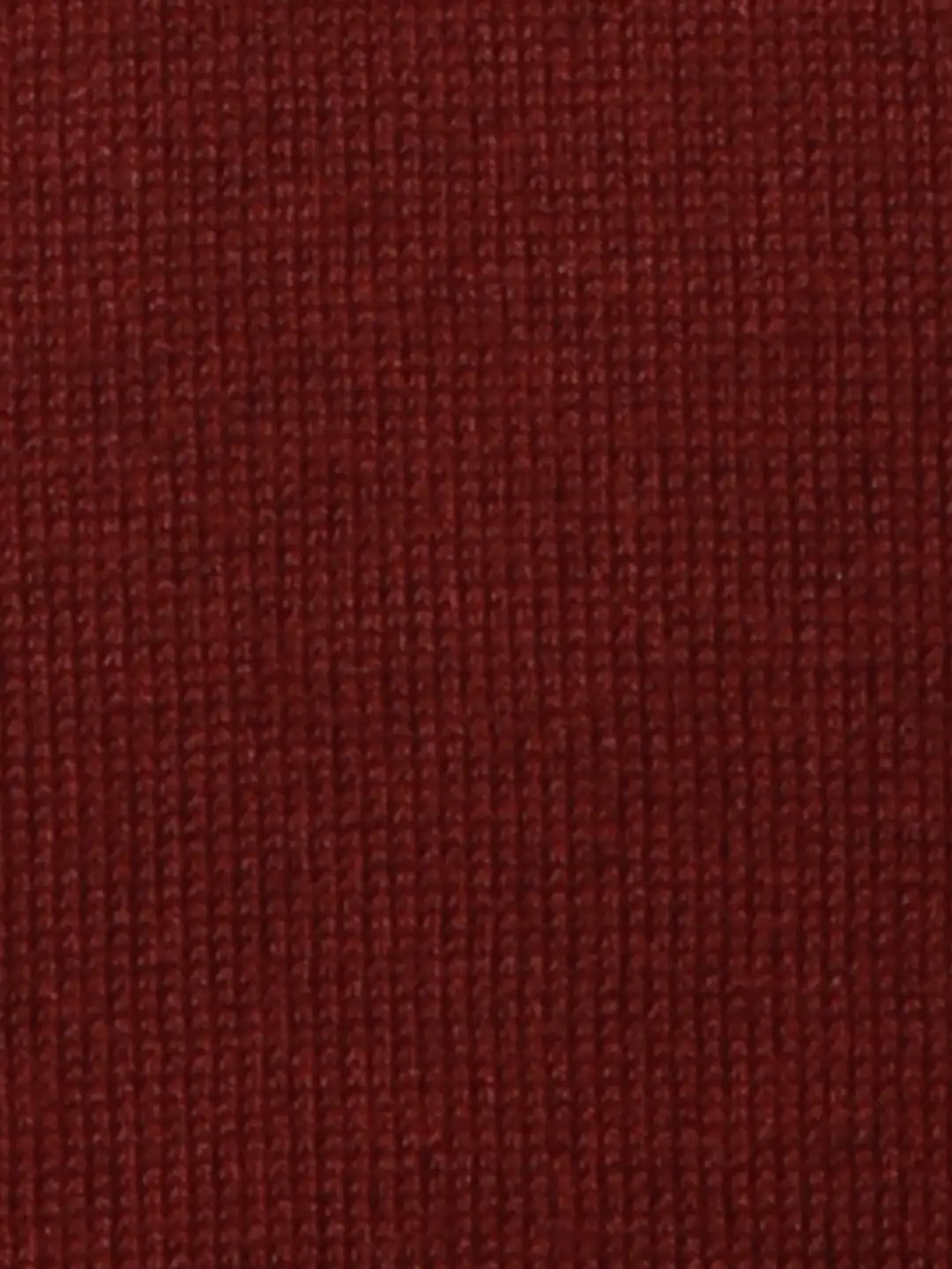 Park Avenue Men Red Solid Regular Wool Blend Full Sleeve Pullover - Image 7