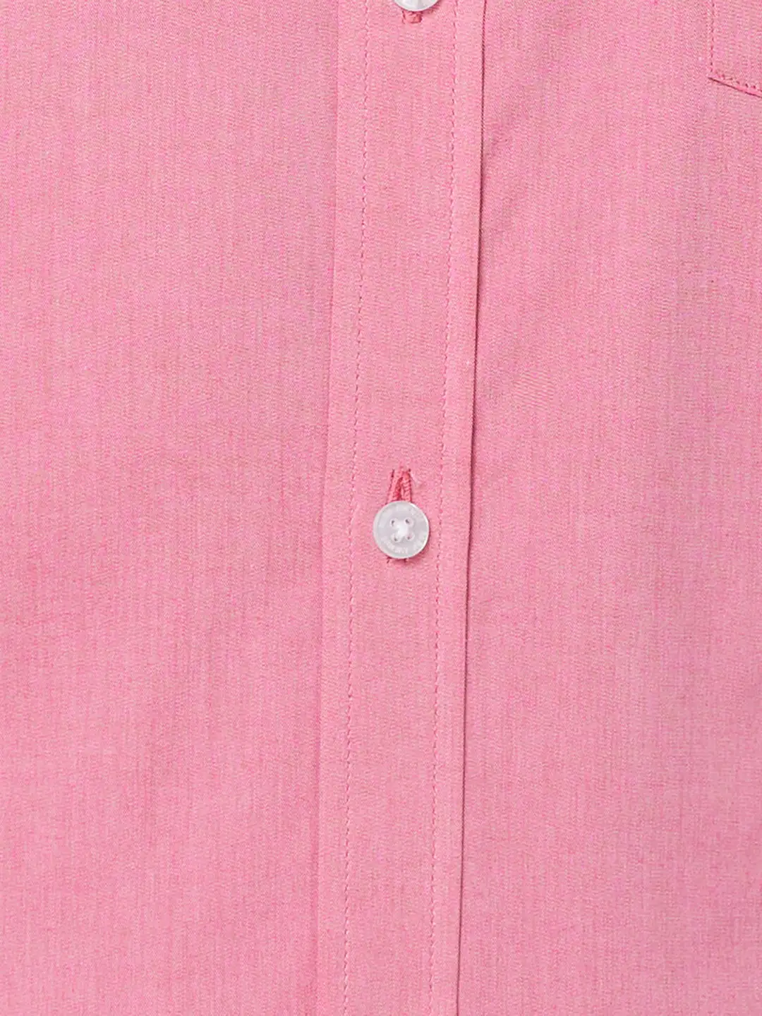 Park Avenue Men Red Solid Slim Fit Cotton Shirt - Image 7