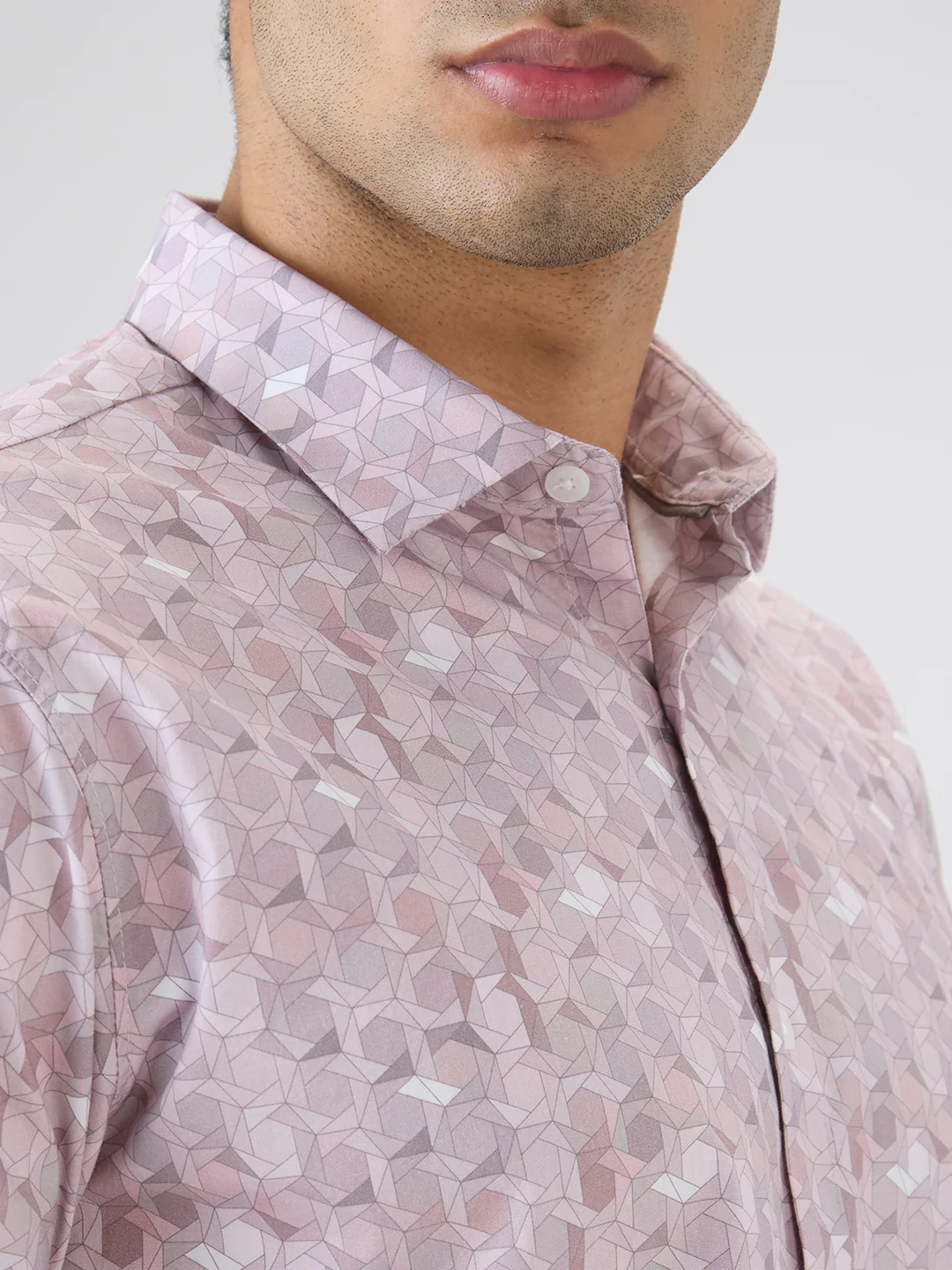 Park Avenue Men Slim Fit Print Pattern Cotton Blend Full Sleeve Casual Shirt - Image 6