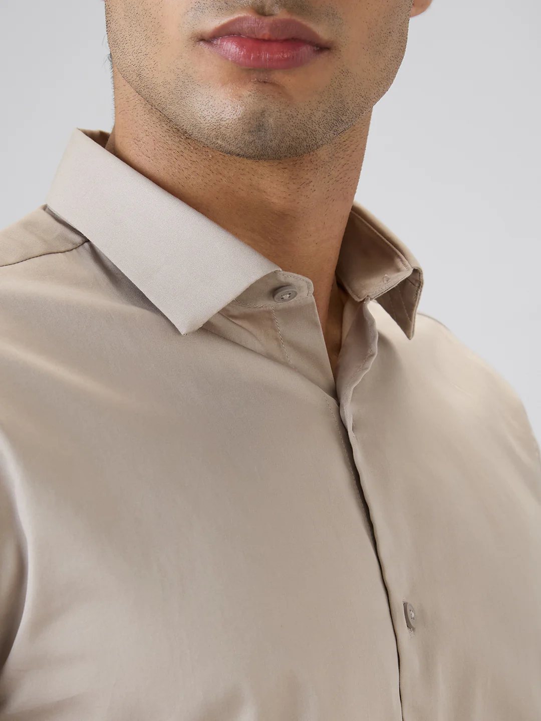 Park Avenue Men Slim Fit Solid Pattern Pure Cotton Full Sleeve Casual Shirt - Image 6