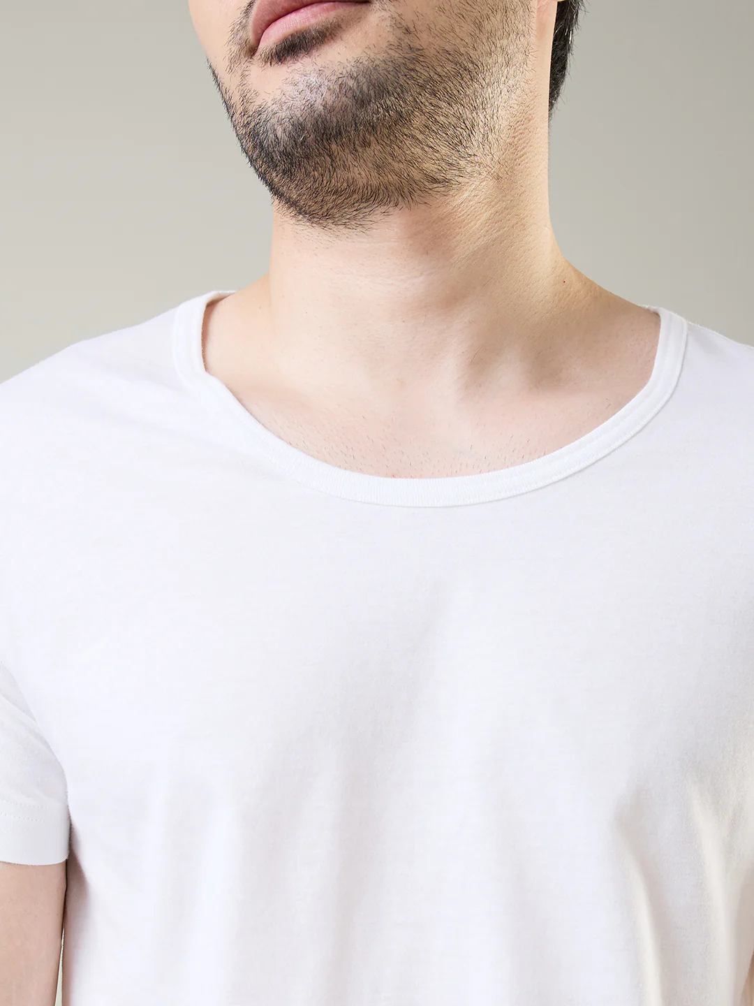 Park Avenue Men White Cotton Vest - Image 5
