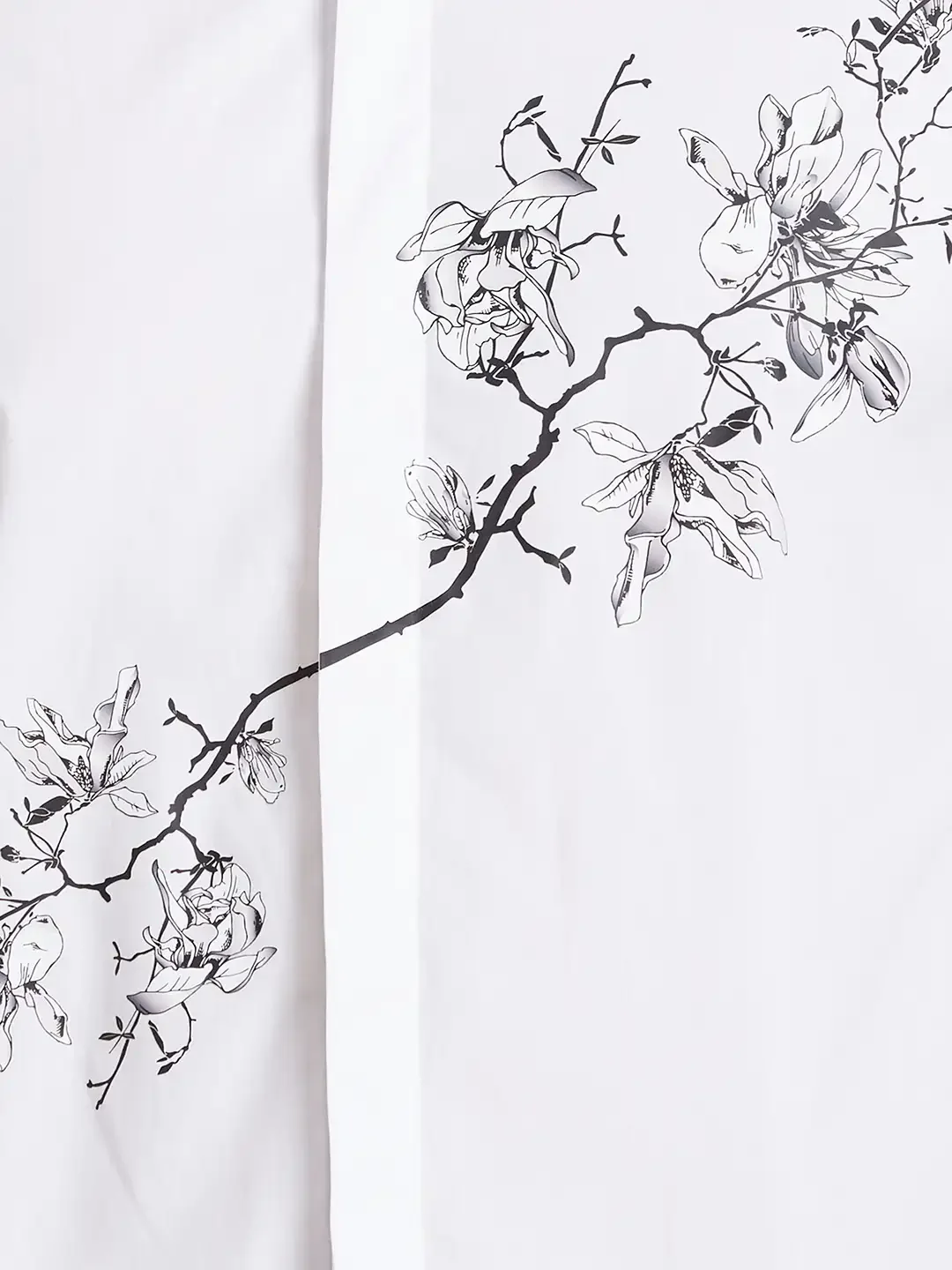 Park Avenue Men White Print Slim Fit Cotton Shirt - Image 7