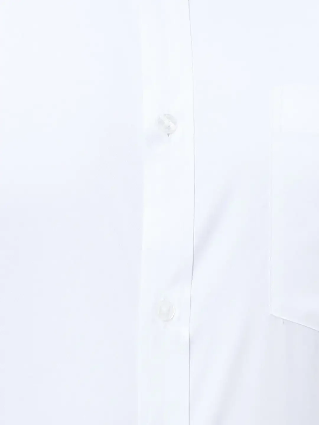 Park Avenue Men White Structure Slim Fit Polyester Blend Formal Shirt - Image 7