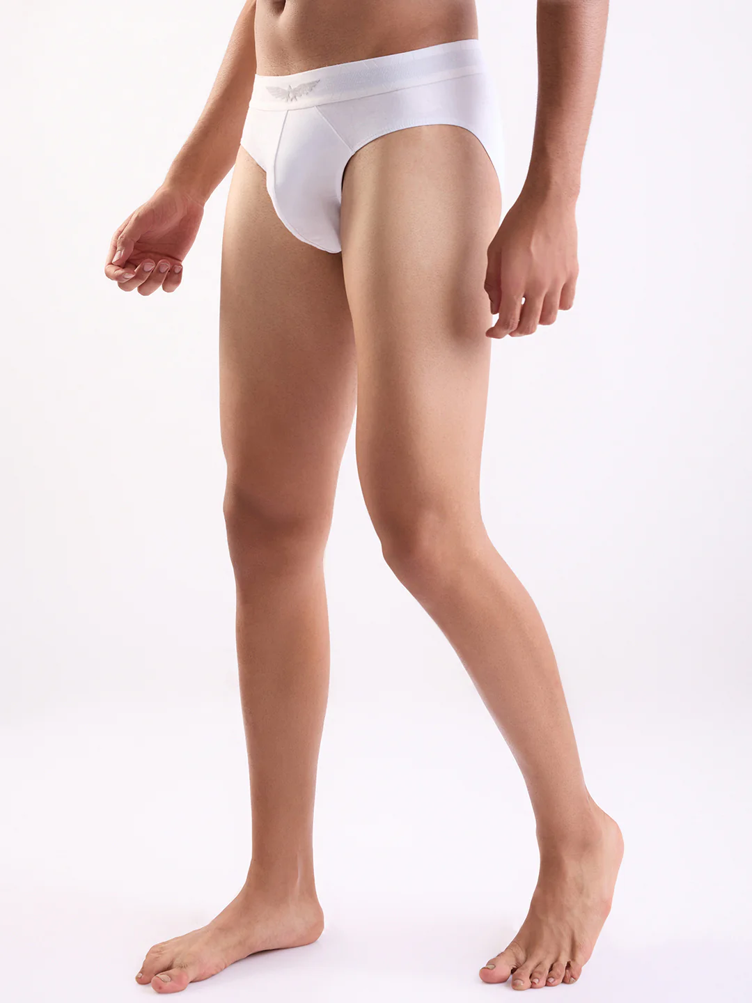 Park Avenue Men White Sup Blend Brief - Image 2