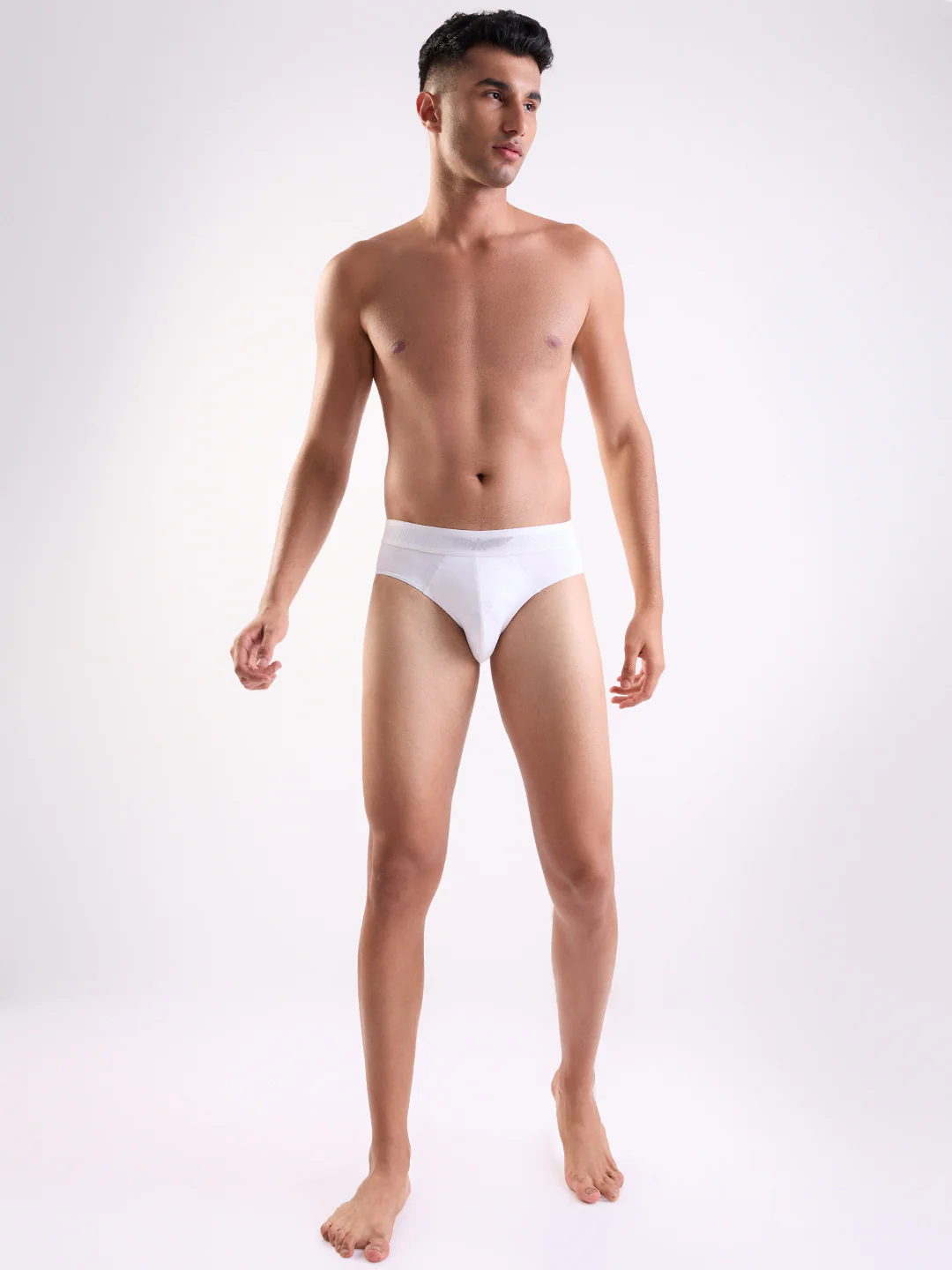Park Avenue Men White Sup Blend Brief - Image 5