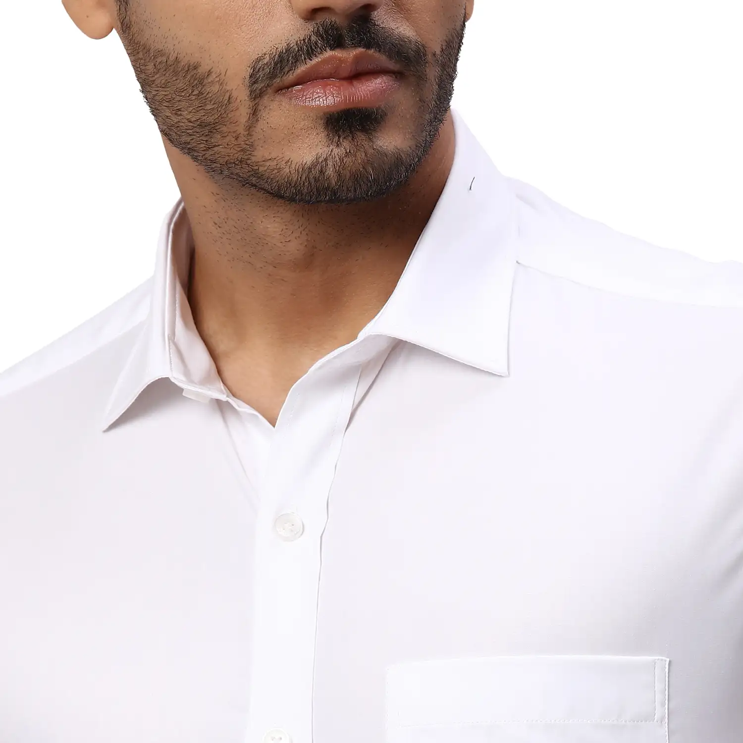 Park Avenue Men White Twill Regular Fit Cotton Full Sleeve Formal Shirt - Image 6