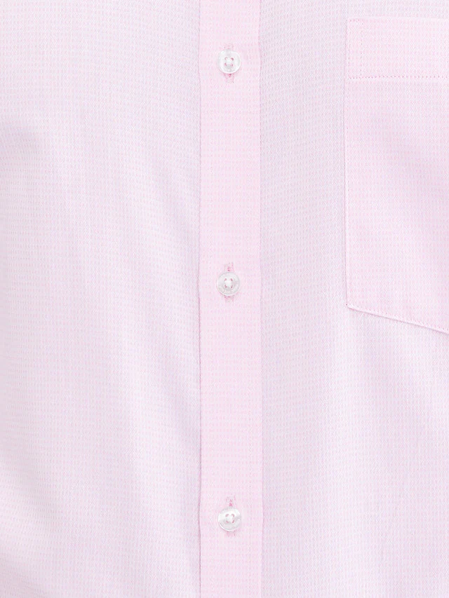 Park Avenue Pink Structure Slim Fit Full Sleeve Cotton Shirt - Image 7