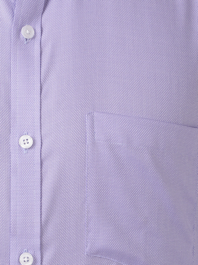 Park Avenue Purple Structure Regular Fit Cotton Formal Shirt - Image 7
