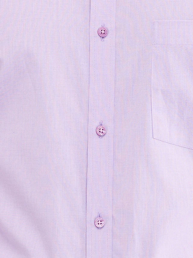 Park Avenue Purple Structure Slim Fit Full Sleeve Cotton Shirt - Image 7