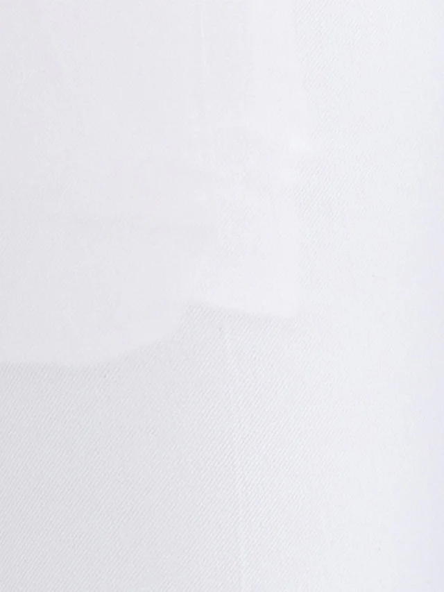 Park Avenue White Solid Slim Fit Polyester Blend Trouser - Image 7