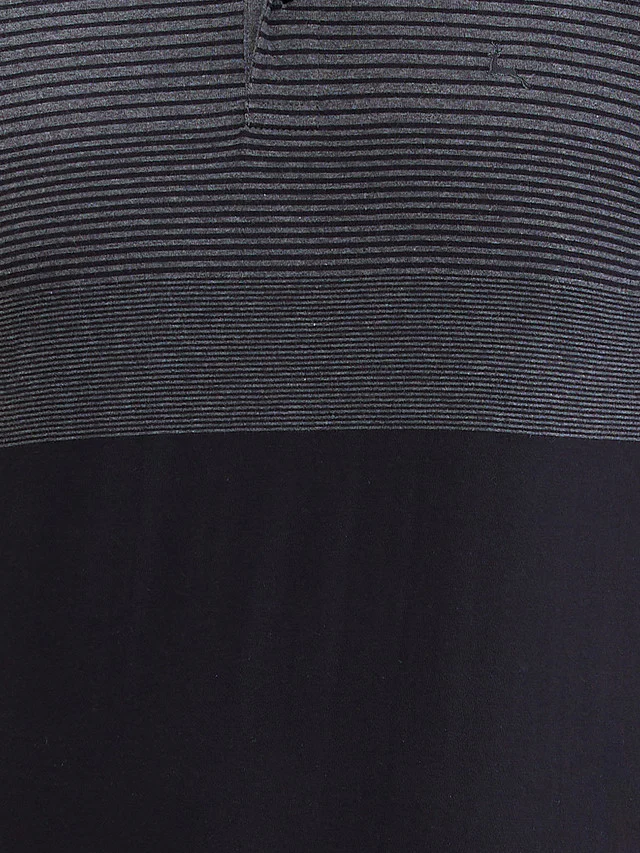 Parx Men Black Regular Fit Yarn Dyed Polo Neck Collar T-Shirt - Image 7
