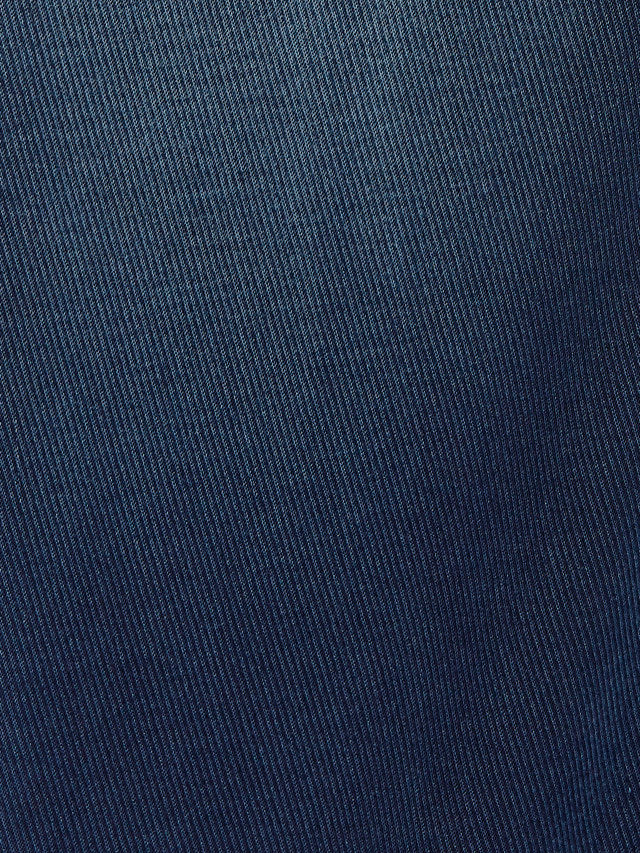 Parx Blue Dobby Slim Tapered Fit Cotton Blend Jeans - Image 7
