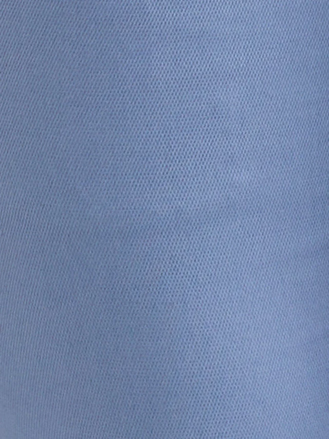 Parx Blue Solid Super Slim Fit Cotton Blend Trouser - Image 7