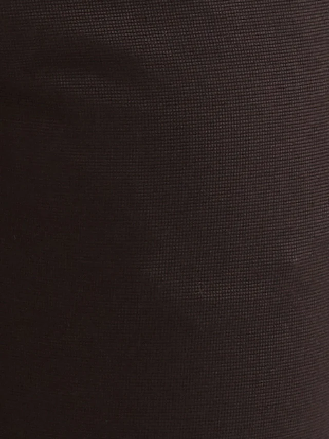 Parx Brown Solid Low Rise Tapered Fit Cotton Trouser - Image 7