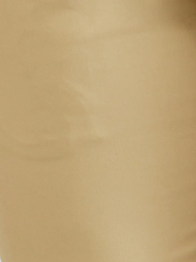Parx Khaki Solid Low Rise Tapered Fit Cotton Blend Trouser - Image 7