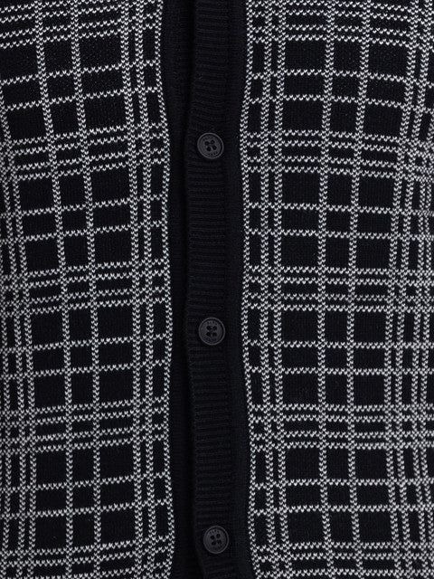 Parx Men Black Jacquard Acrylic Sweater - Image 7