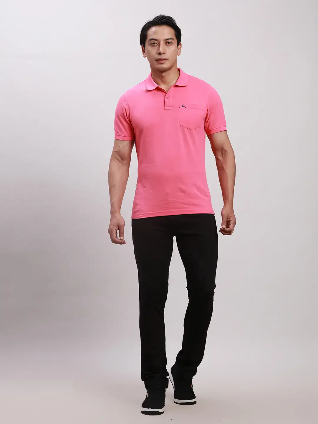Parx Men Black Jacquard Skinny Fit Cotton Blend Jeans - Image 5