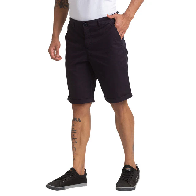 Parx Men Black Regular Fit Solid Shorts - Image 3