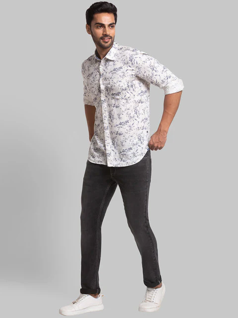 Parx Men Black Skinny Fit Plain Jeans - Image 5