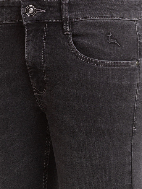 Parx Men Black Skinny Fit Plain Jeans - Image 6