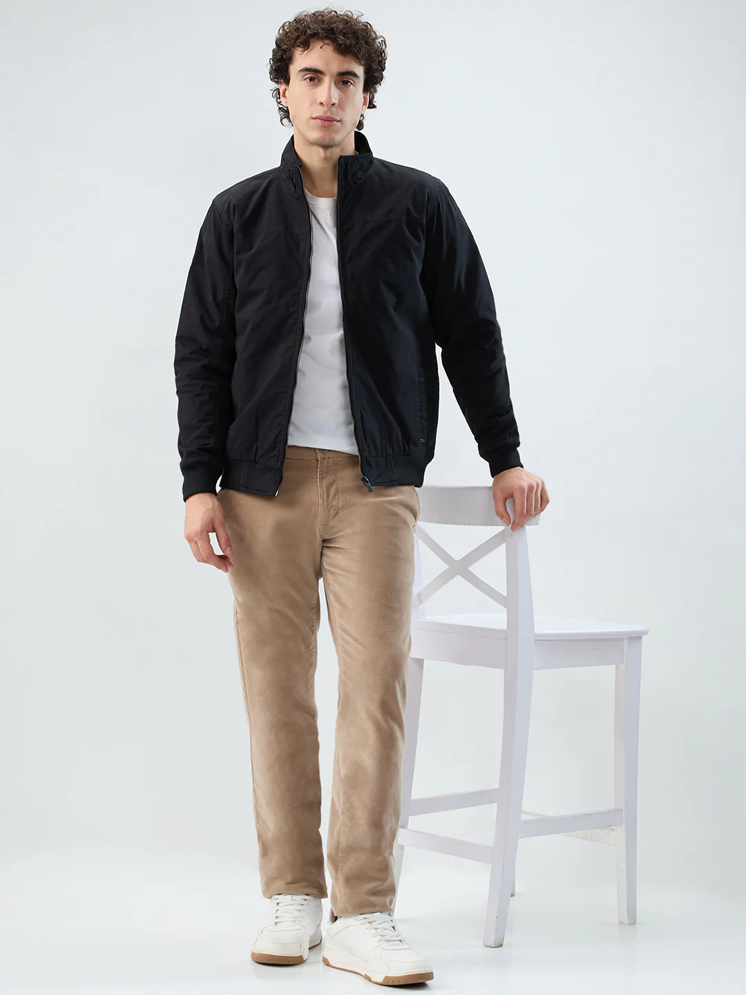 Parx Men Black Solid Cotton Jacket/Winterwear - Image 7