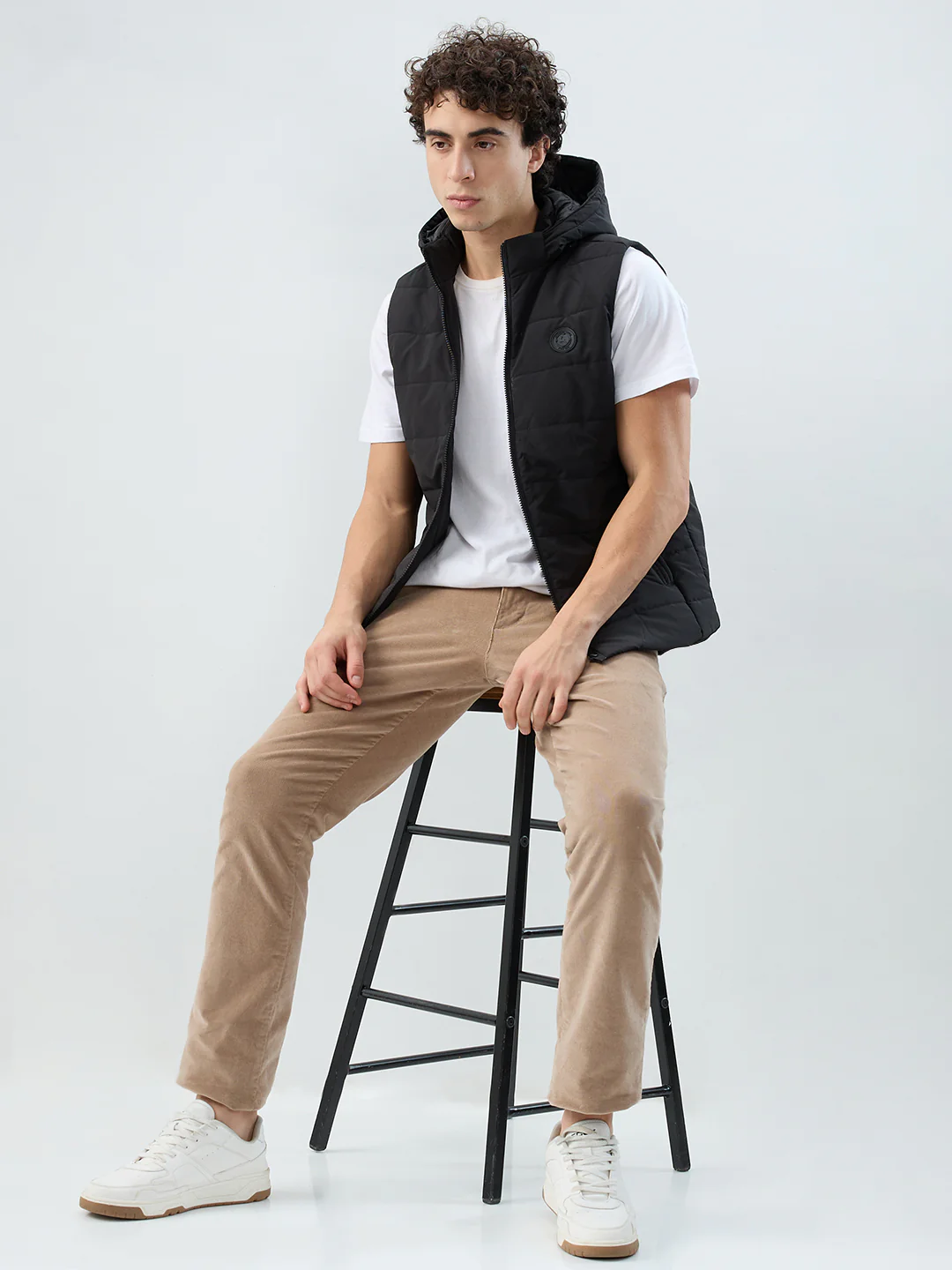 Parx Men Black Solid Polyester Jacket/Winterwear - Image 7