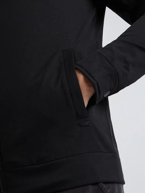 Parx Men Black Solid Polyester Jacket - Image 6