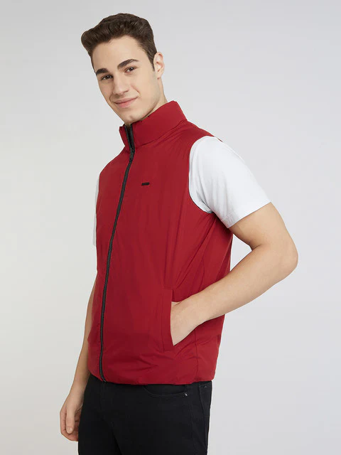 Parx Men Black Solid Polyester Jacket - Image 3