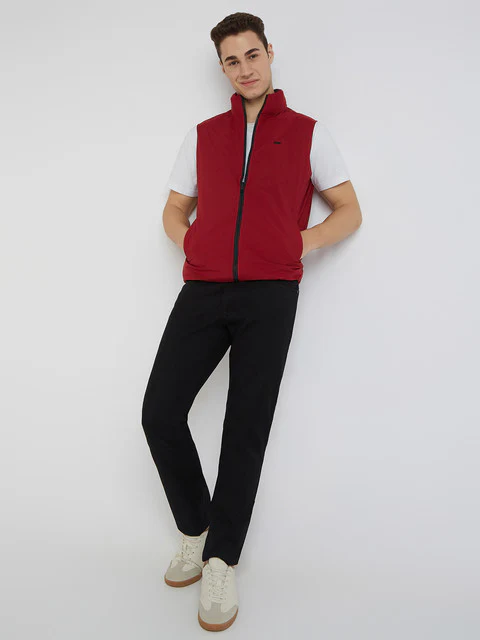 Parx Men Black Solid Polyester Jacket - Image 5