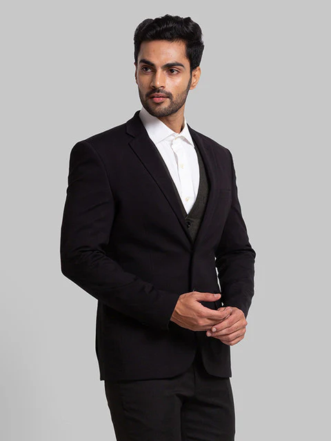 Parx Men Black Urban Fit Solid Jacket - Image 3