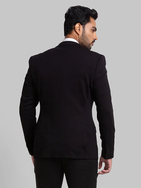Parx Men Black Urban Fit Solid Jacket - Image 4
