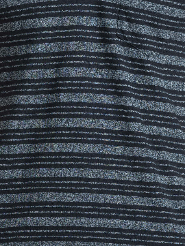 Parx Men Black Yarn Dyed Regular Fit Half Sleeve Polo Neck T-Shirt - Image 7
