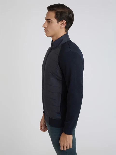 Parx Men Blue Cut & Sew Regular Fit Cotton Blend Sweatshirt - Image 3